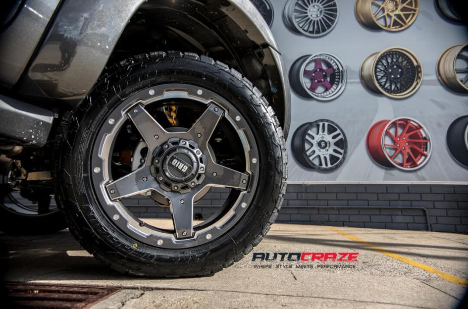 FORD RANGER GD04 GRAPHITE WITH MILLED ACCENTS